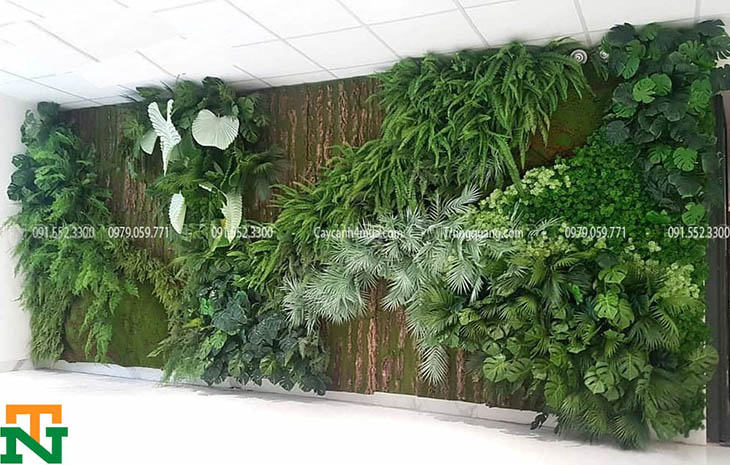 thi công tường xanh giả decor cao cấp